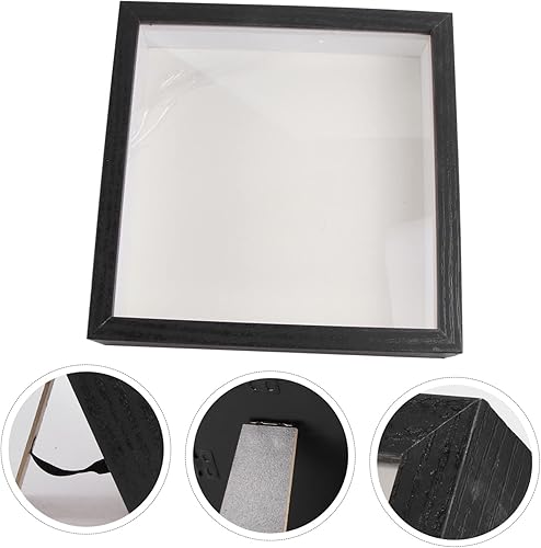 Miniatura 5 de IMIKEYA Elegante foto espécimen marco vidrio titular negro final para el café casero dic