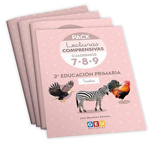 Pack 2º de lecturas comprensiva + organizador Semanal de regalo (LECTURAS COMPRENSIVAS)