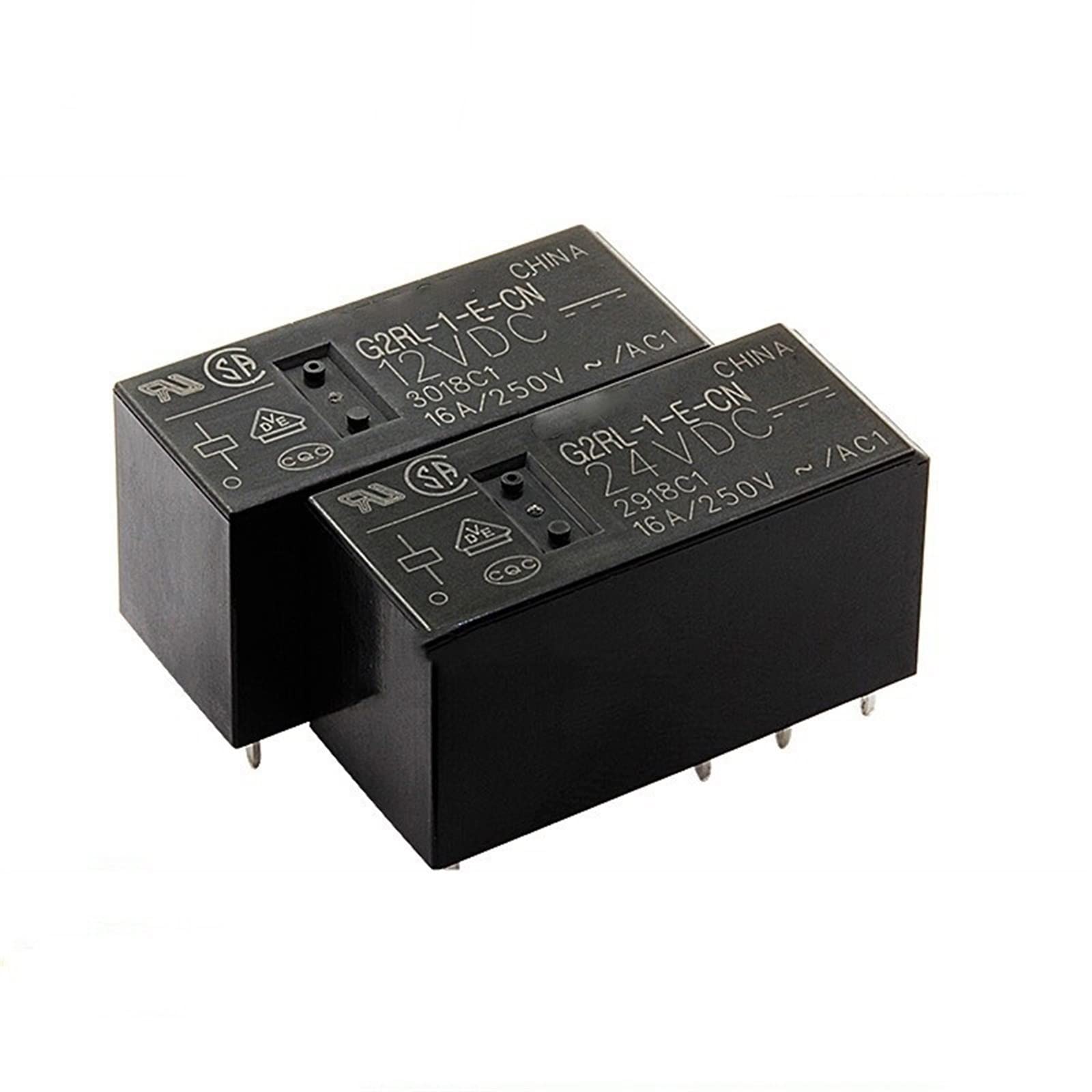 VDOQTLJT Relay 10PCS/LOT G2RL-1-E-CN-12VCD G2RL-1-E-CN 24VCD 12V G2RL 1 E CN G2RL1ECN DC12V 8A 8PIN(12V)