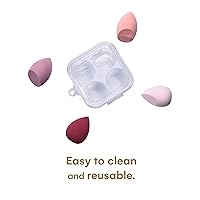 Vista 5 de Makeup Sponge Beauty Blender Set - Makeup Blending Sponges - Soft Beauty Foundation Sponge for Flawless Cream, Powder & Liquid Application