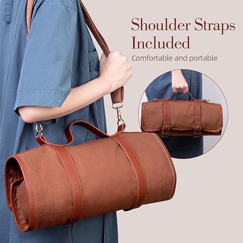 Miniatura 5 de Juego de herramientas de barra de cobre de 17 piezas, juego de coctelera con todos los prácticos accesorios de bar, juego de cóctel portátil de