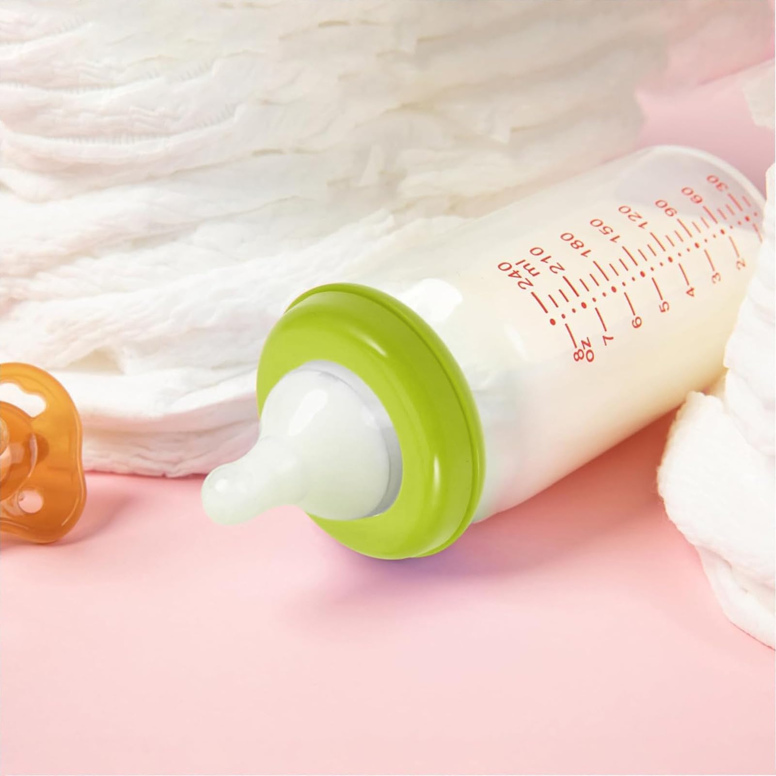 Anneau À Vis De Biberon - Babinet De Remplacement De Biberon, Pièces De Bouchon À L'épreuve Des Fuites | Ensemble À Partir De Matériaux De Sécurité Alimentaire Très Durables, Accessoires De Bébé Fiabl