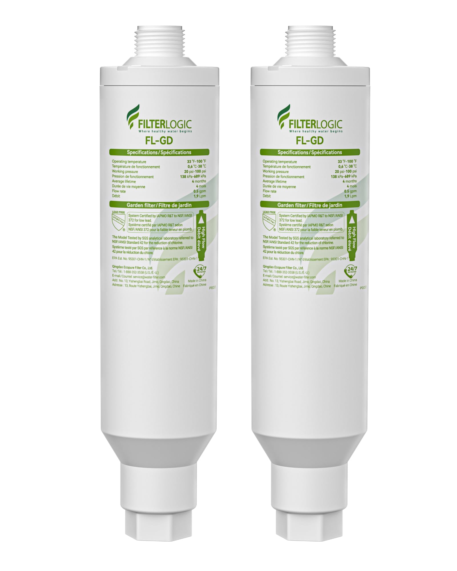 Filterlogic Garden Hose Water Filter