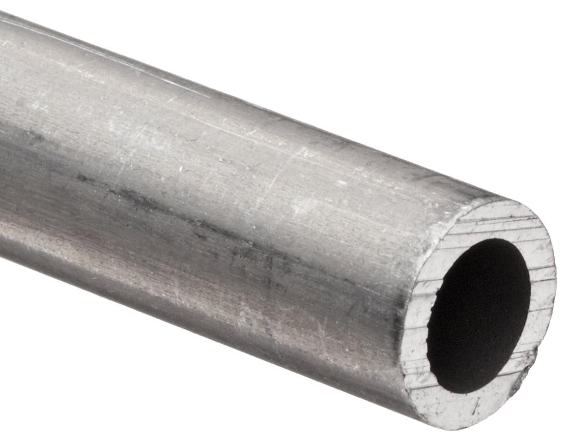 6061 Aluminum Pipe, Schedule 80, 1-1/2 Nominal, 1-1/2 Inside Diameter, 1.9 Outside Diameter, 0.2 Wall, 72 Length, OnlineMetals
