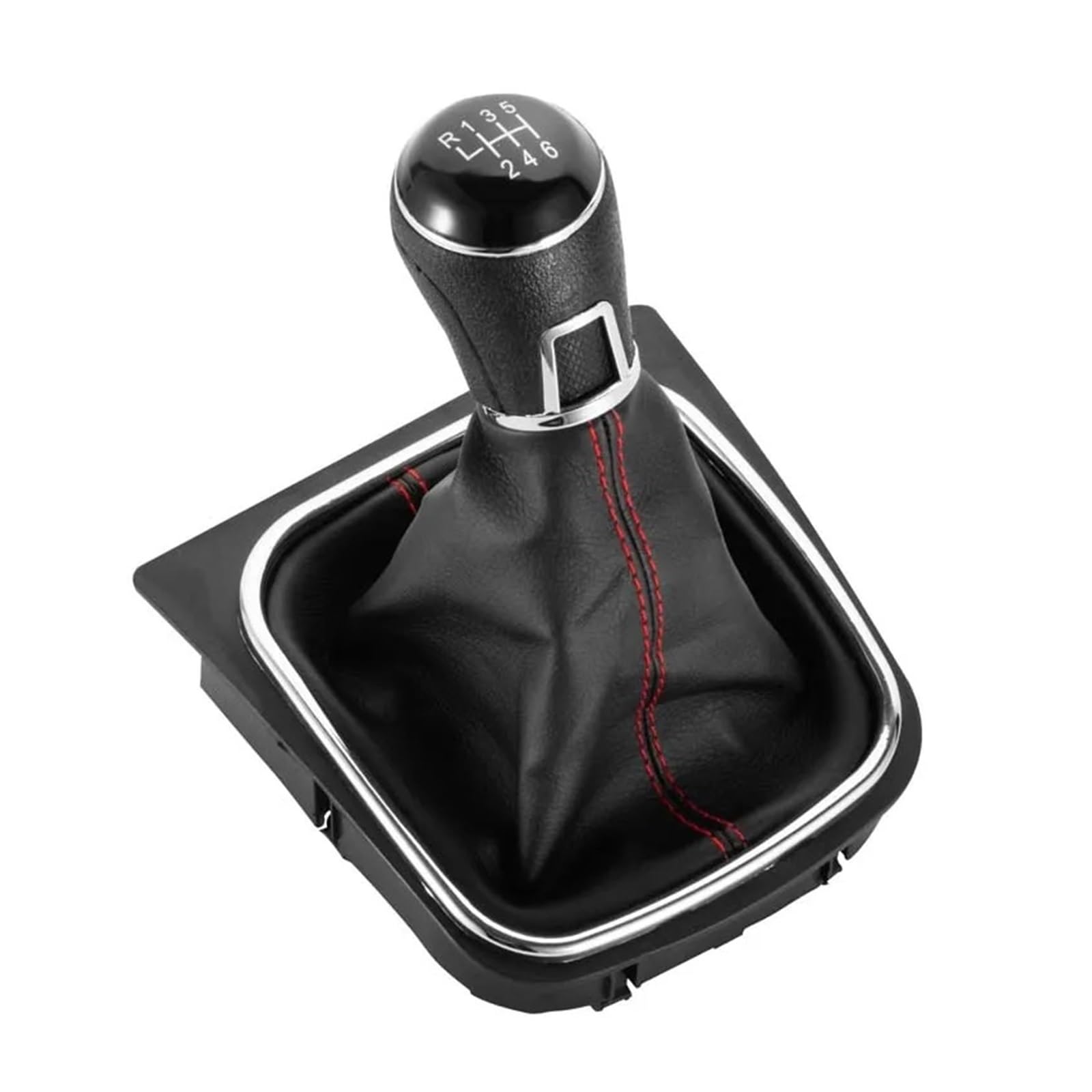 Grozzy Universal Shifter Handle Gear Stick Shift Knob for VW for Golf 6 5 for Rabbit for Jetta MK5 MK6 2004-2014 MT Lever Handle Car Accessories(B,6speed)