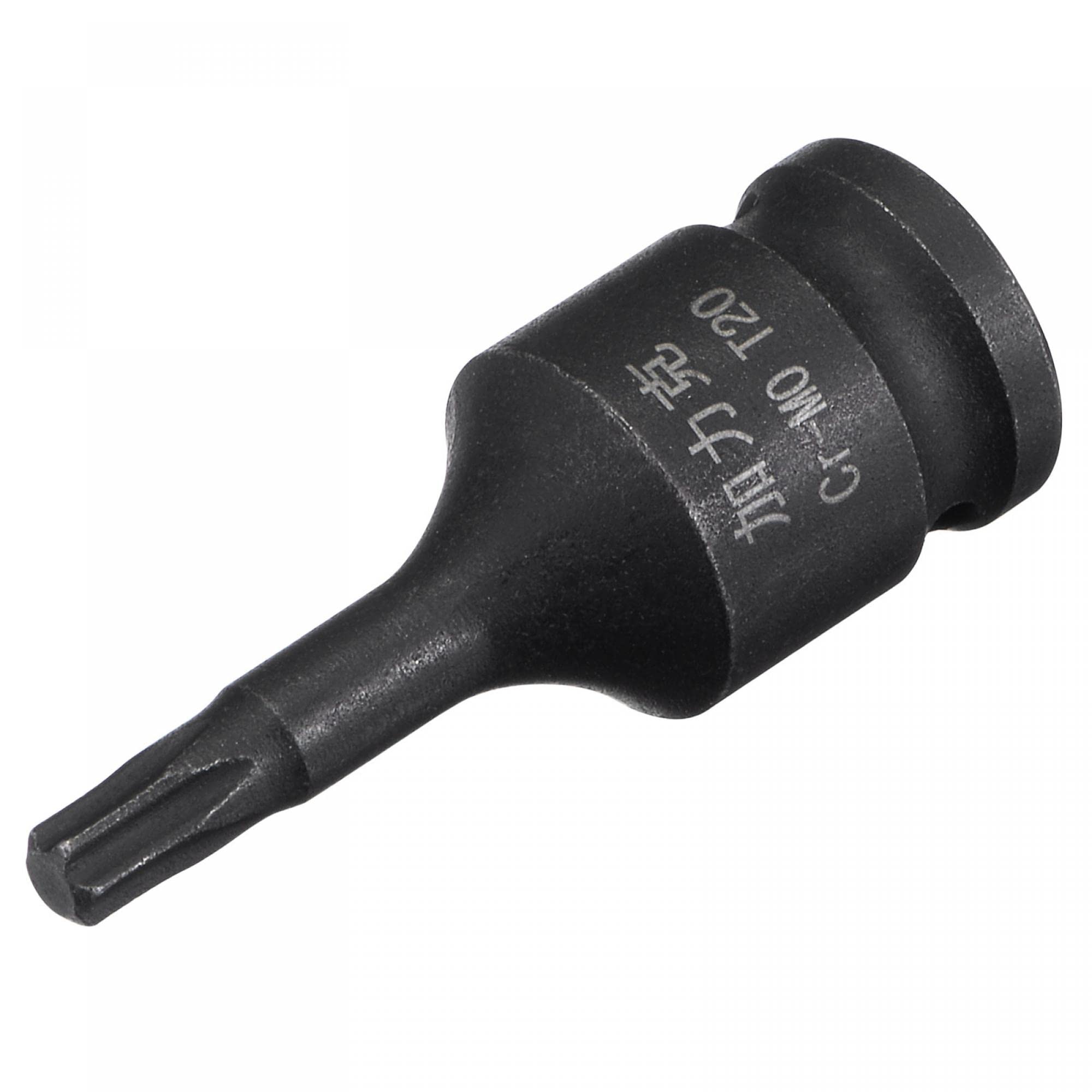 Douille à choc Torx T20 uxcell avec entraînement carré 1/4 pouce et longueur 35 mm en acier CR-MO
