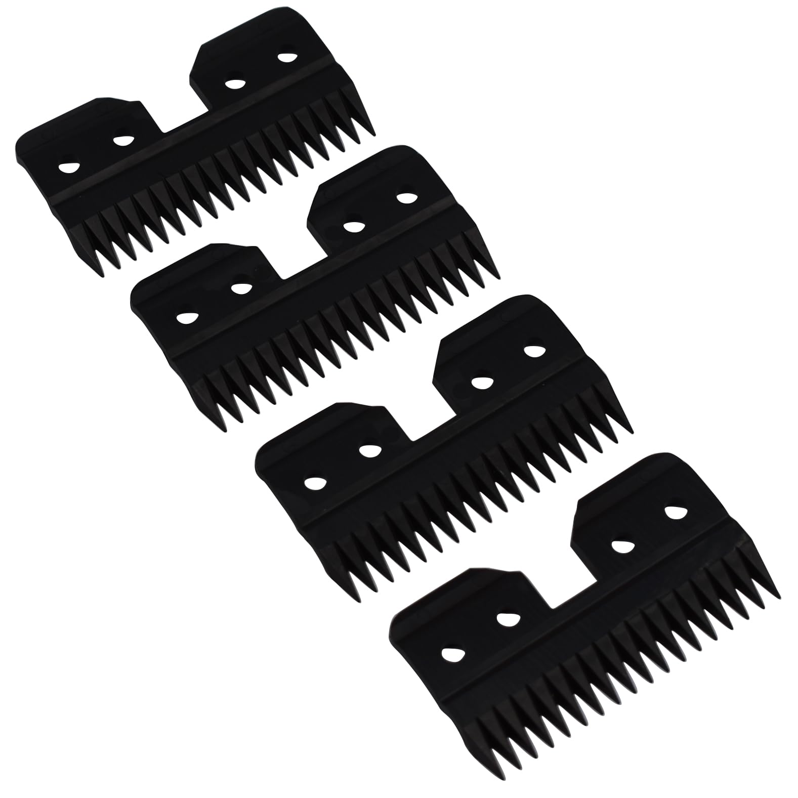 Lame di ricambio professionali per tagliacapelli a 18 denti, in ceramica, con zirconia, per tosatrici Oster A5, a alimentazione rapida, perfette sia per la toelettatura di animali domestici che per