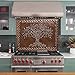 Kitchen Backsplash, Celtic Tree of Life with Celtic Knot Border Copper Kitchen Backsplash, Custom Copper Backsplash Panel, Handmade Copper Backsplash Tile, Indoor Outdoor Wall Decor (Brown)