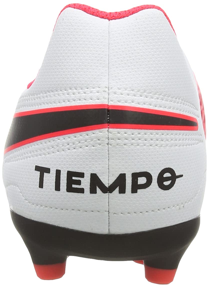 Nike AT5881 Unisex - Bambini Scarpe da Calcio, Laser Crimson/Black/White, 32 EU
