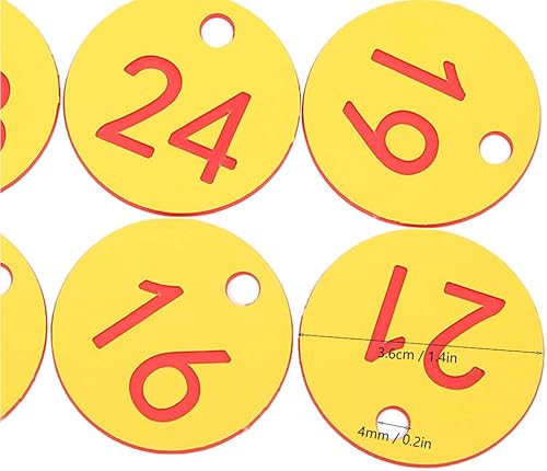 Miniatura 7 de Fydun Beekee Husbandry Hanging Numbered Tag Labels Farm Livestock Breeding SuppliesBlue 120Pack Beekee Husbandry Hanging Numbered for Family