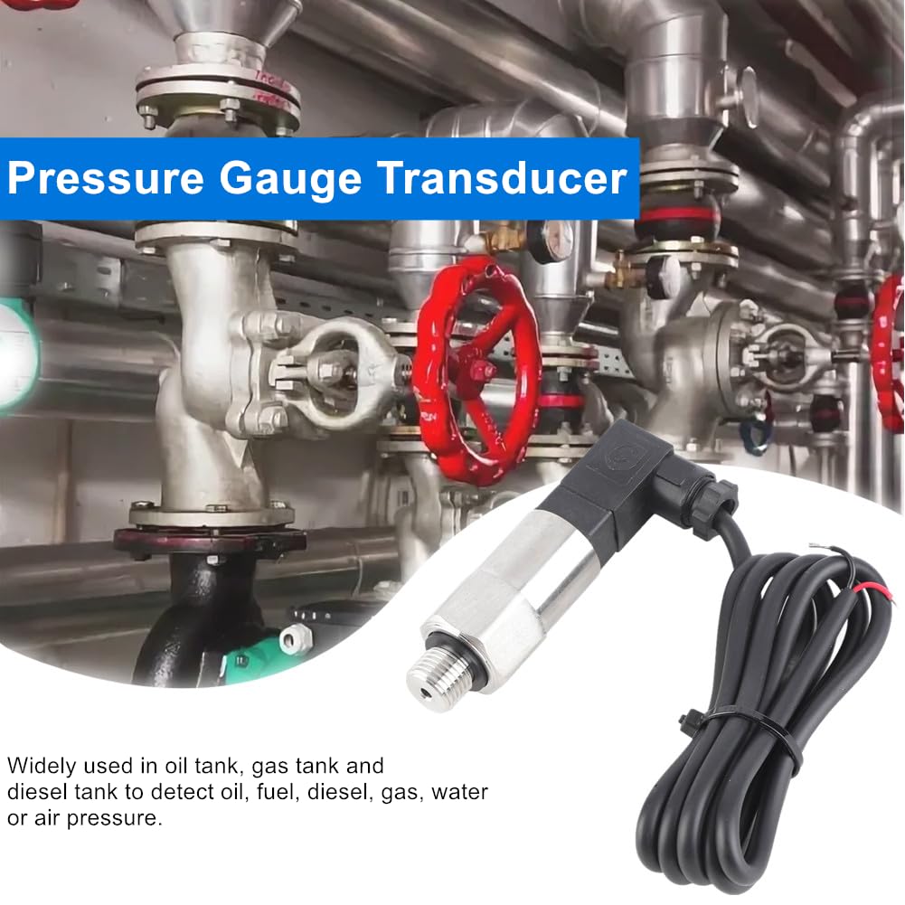 Sensor de transductor de presión de silicio 4-20mA salida G1 / 4 "para agua gasóleo(0-0.2MPA)