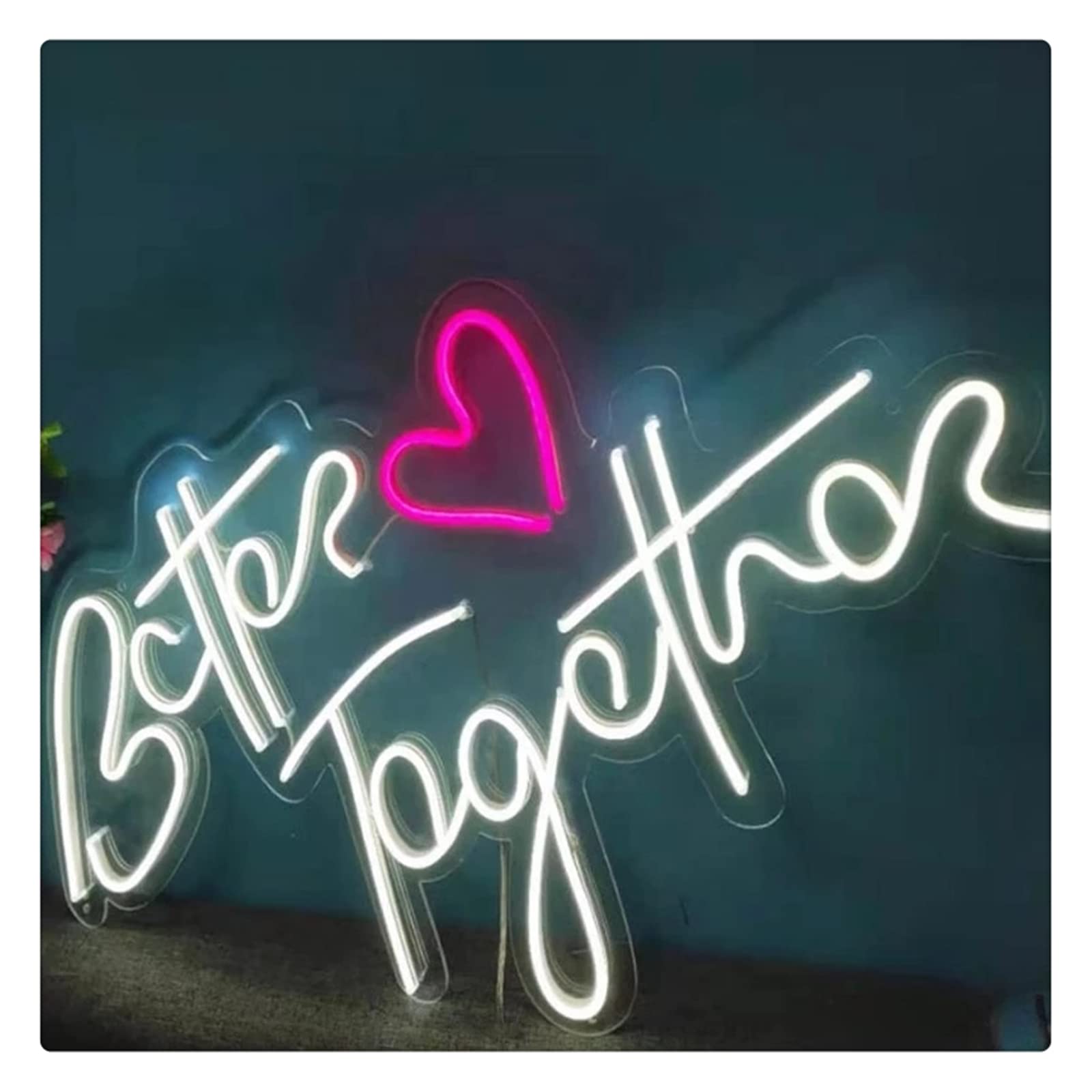 結婚式 ネオンサイン ネオンライト better together Amazon.co.jp: LED ネオンライトサイン Better Together ネオンサイン