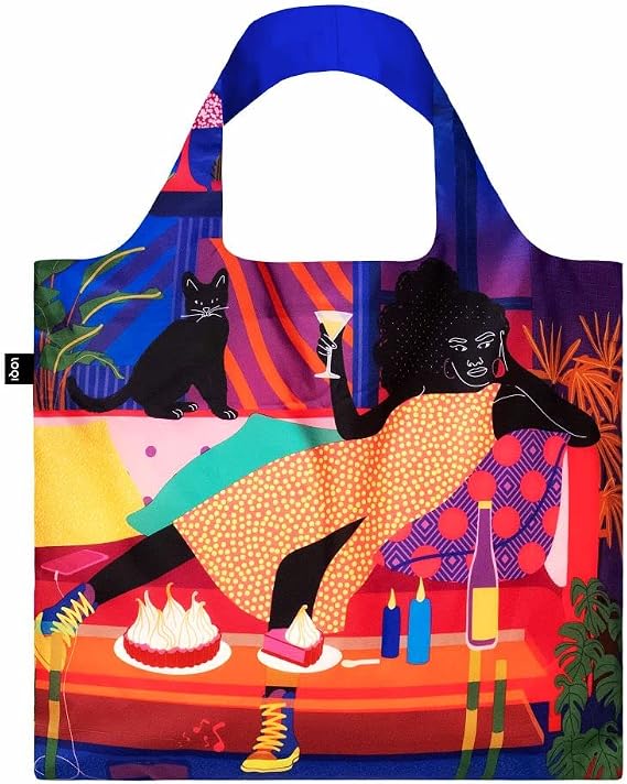 LOQI Artist Aurelia Durand Chill Evening Recycled Reusable Shopping Bag