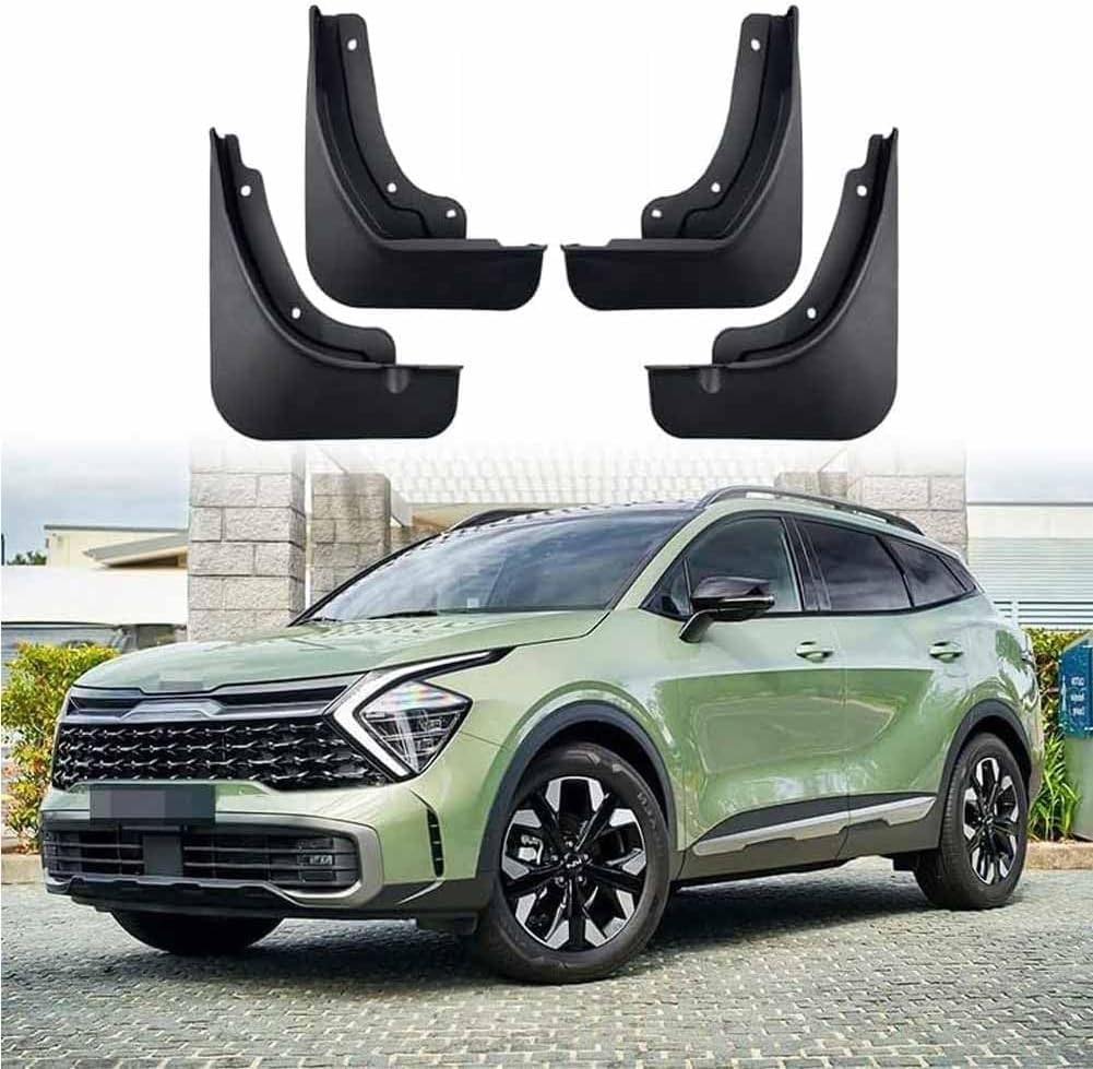 HGYNBCP Car Mud Flaps Splash Guards for KIA Sportage 2022-2024, Splash Guard Front Rear Mudguard with Fixing Screws.