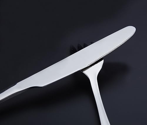 Miniatura 3 de HornTide, juego de cubiertos (cuchillo, tenedor, cuchara), Vajilla, Plateado