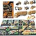 Felly Coches de Juguetes 3 Años, Camion Juguete Metalico, Tractor Juguete 8 Mini Coches Set con Tapete de Juego, Excavadora Juguetes Regalo para Niño y Niña 3 4 5 6 Años