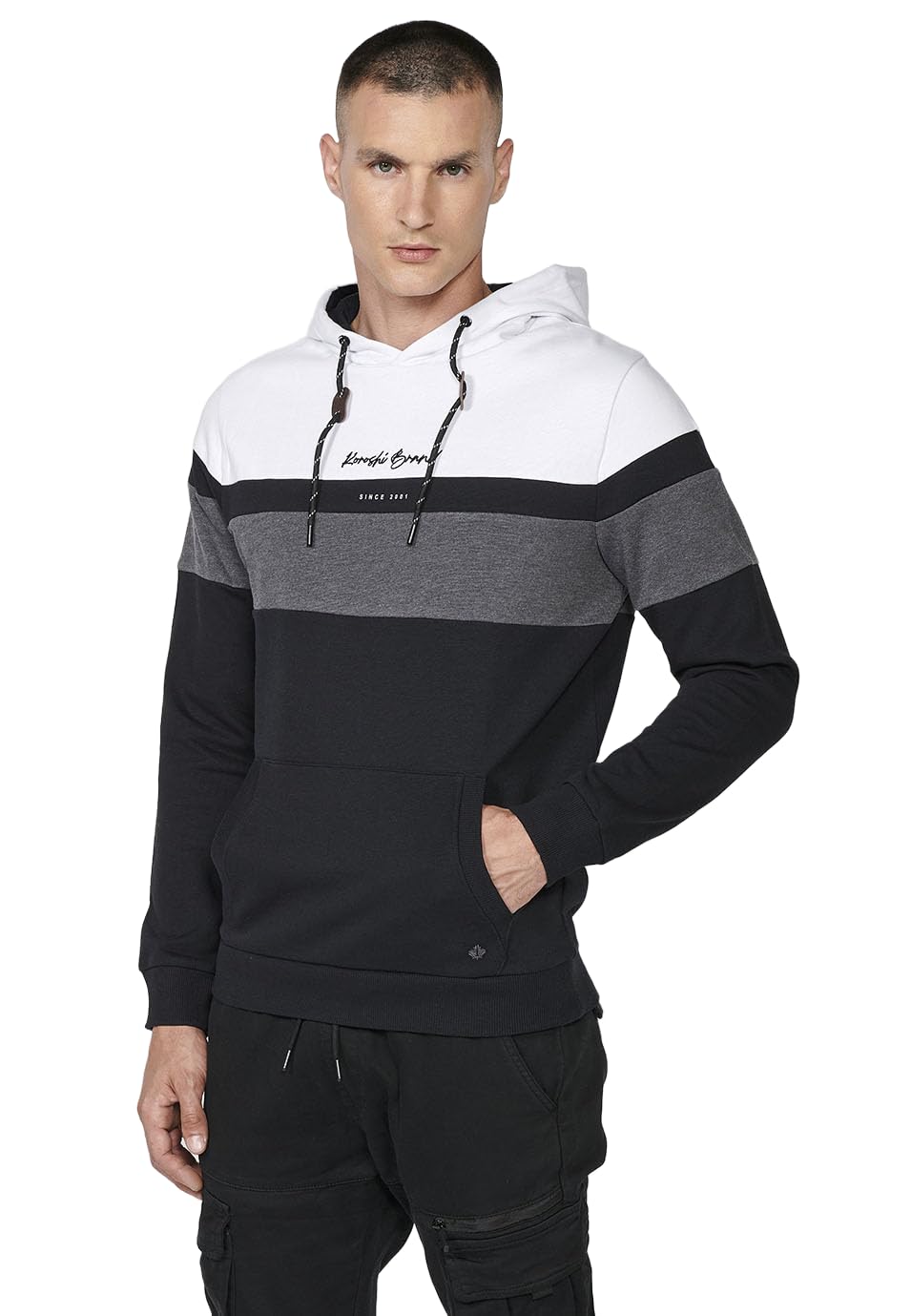 Koroshi Sudadera manga larga con capucha hombre