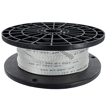 West Coast Paracord -Woven Polyester Cable Pulling Tape Multiple Widths Used for Wire and Cable Work (1/2 inch, 500 feet)