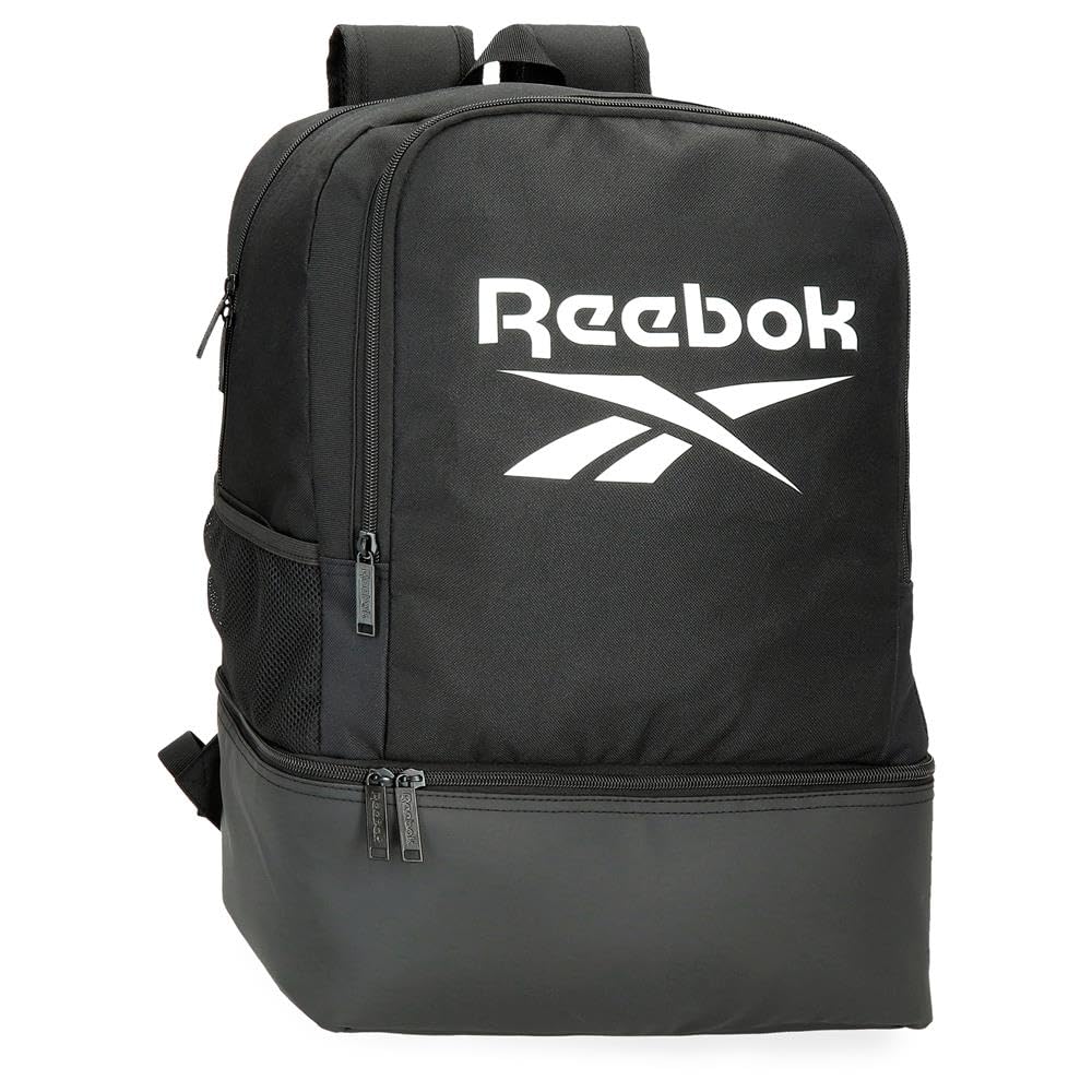 Reebok Ashland Backpack, Black, 32 x 46 x 20 cm, 29.44 L, Polyester by Joumma Bags