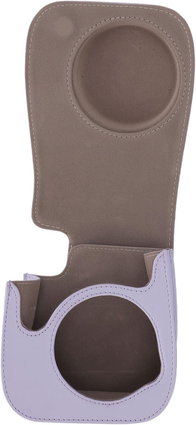 Instant Camera Case Accessories, PU Leather Carrying Bag, 64 Photo Album, Color Filters for Mini 12 - Durable Protection, Magnetic Closure, Display Frames for Creative Photo (Purple)