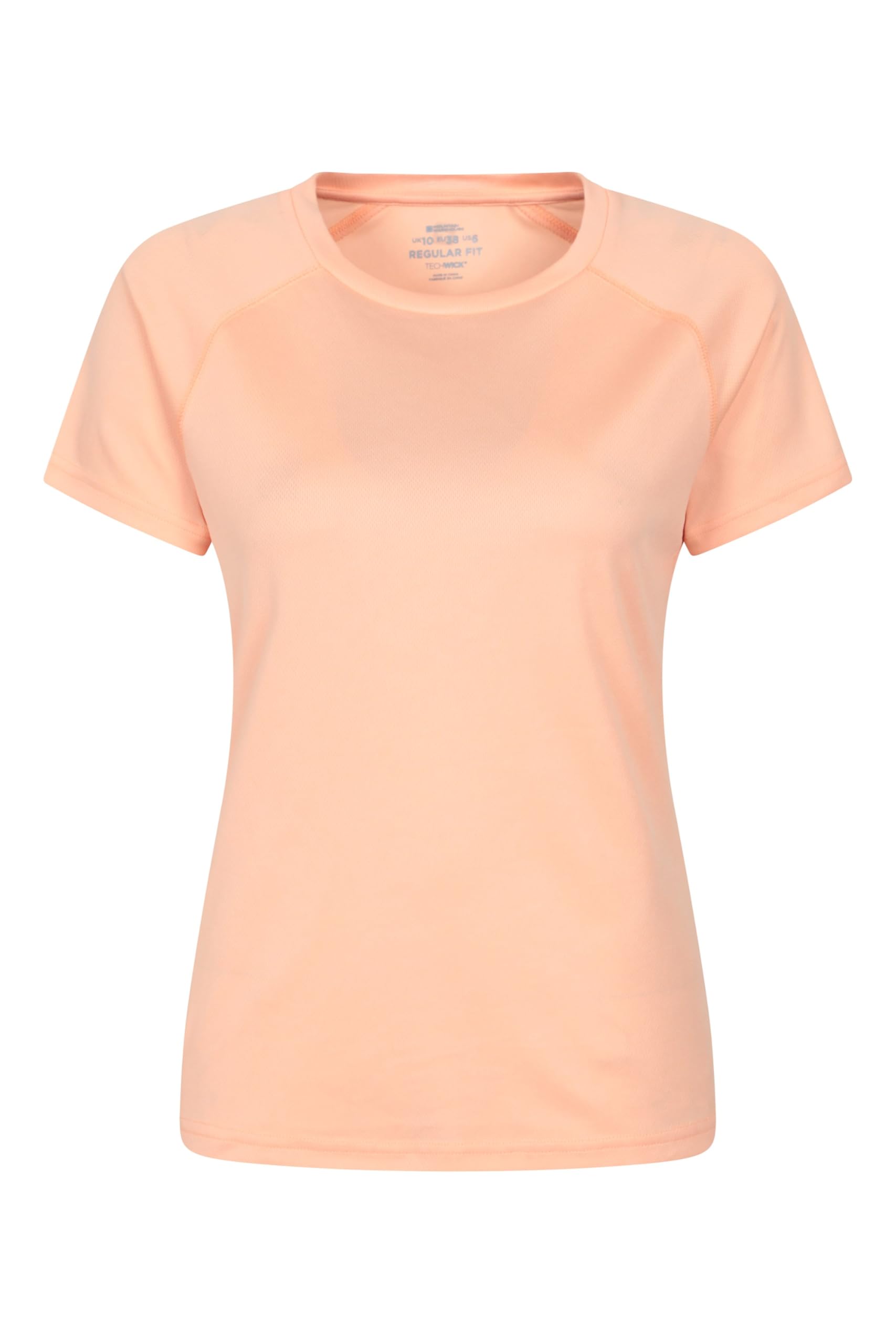Mountain Warehouse Women's Endurance Lightweight Breathable Top in Light Pink | Size: 18