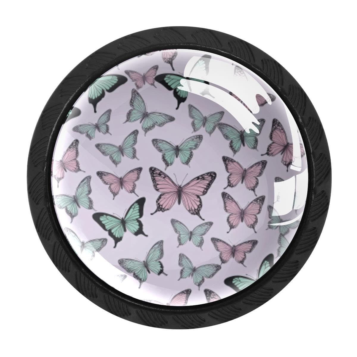 Heoeh Multi 12 4 Pcs Kitchen Cabinet Knobs, Butterflies Drawer Knobs Dresser Handles