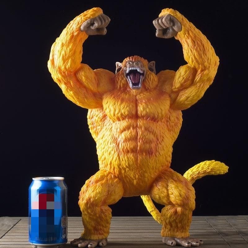 Amazon | YOIQI 特大黄金大猿ゴリラフィギュア置物ぬいぐるみ
