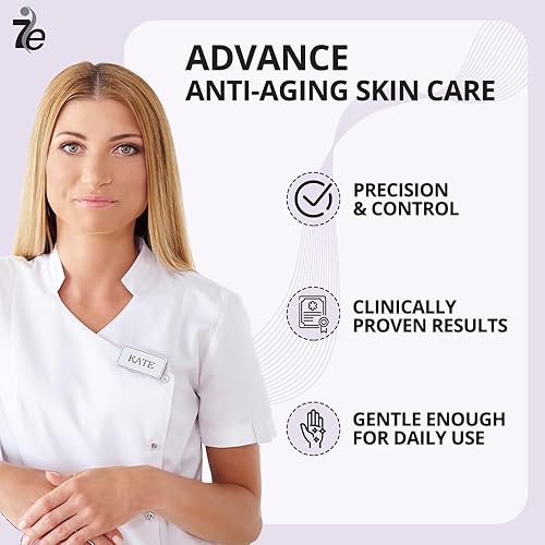 Miniatura 5 de 7E - Suero peptídico antienvejecimiento, 1 oz  Suero de péptido de cobre antiarrugas con ácido hialurónico y polipéptidos  Apoya la producción de