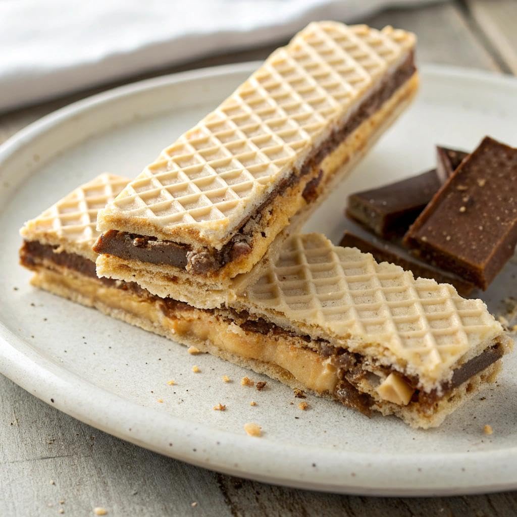 Nature Valley Crispy Creamy Wafer Bars, Peanut Butter Chocolate, 4g Protein, 10 Bars, 13 oz
