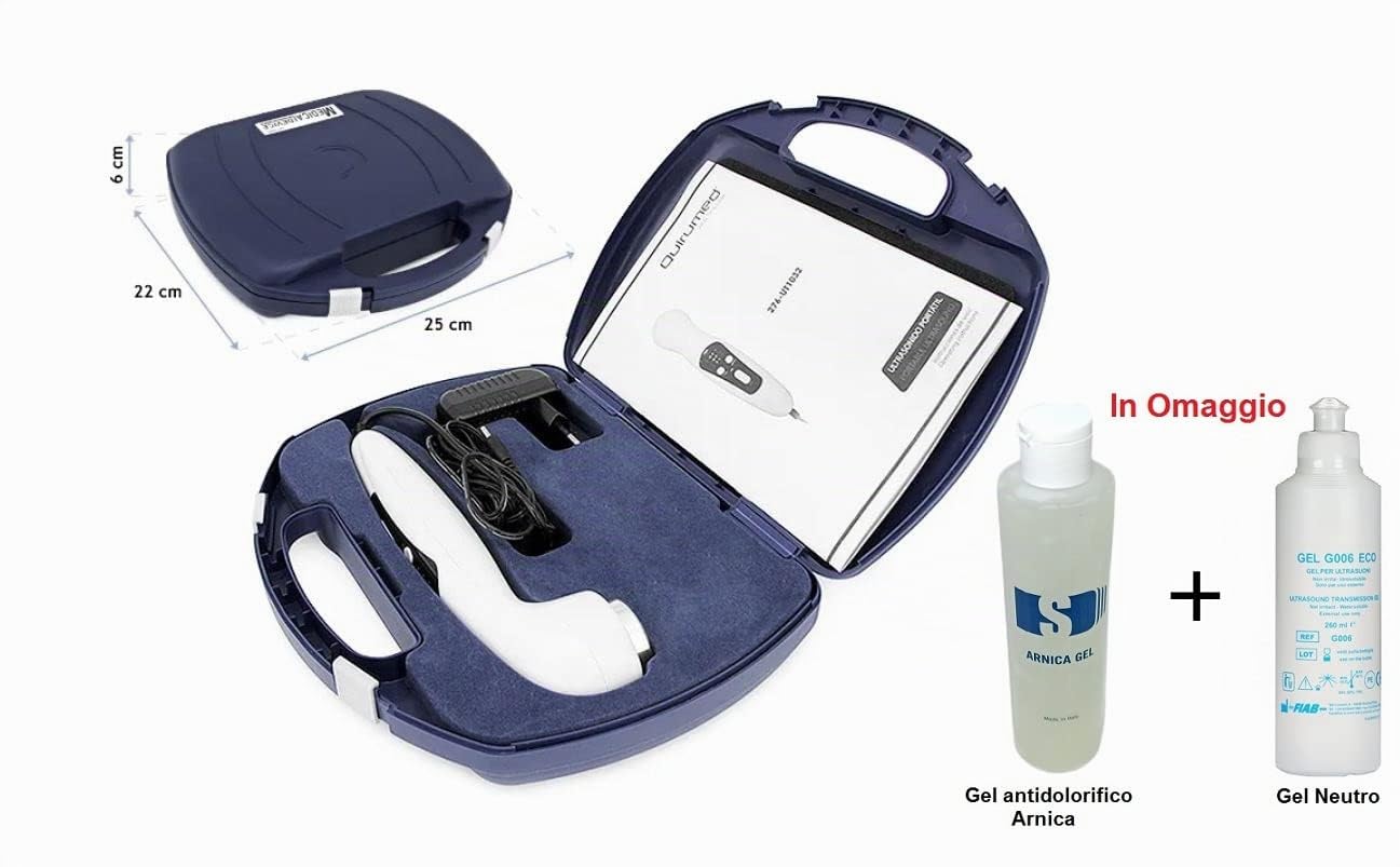 Ultrasuoni portatile terapie antidolorifiche massaggi con ultrasuonoterapia per il benessere di tutto il corpo con gel Arnica