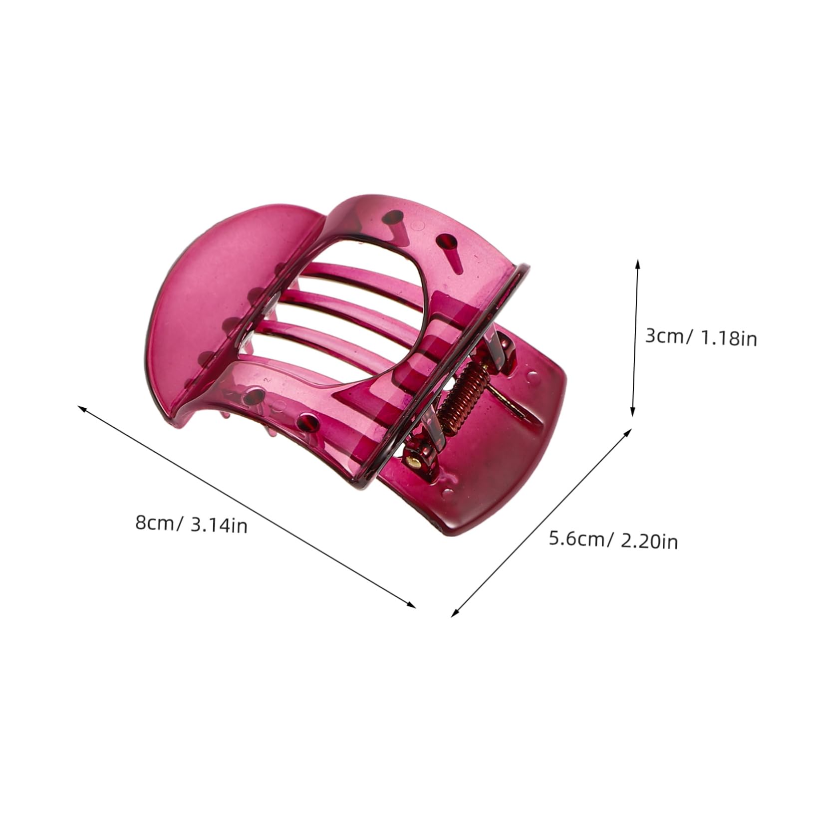 SHERCHPRY 12piezas Pinzas Cabello Dientes Clip De Para Mujeres Accesorios Café Marrón y