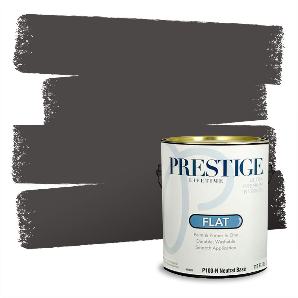 PRESTIGE Paints Interior Paint and Primer In One, 1-Gallon, Flat, Comparable Match of Valspar* Fired Earth*