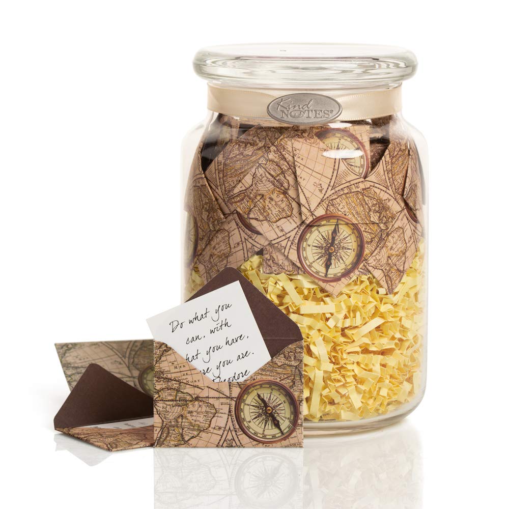 KindNotes Glas Andenken Geschenk Glas mit Mama Botschaften (vom Kind zur Mutter) – Zeitreise, elfenbeinfarben
