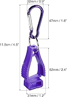 Vista 2 de PATIKIL Guantero, clips de agarre para guantes y ganchos para gafas y cascos