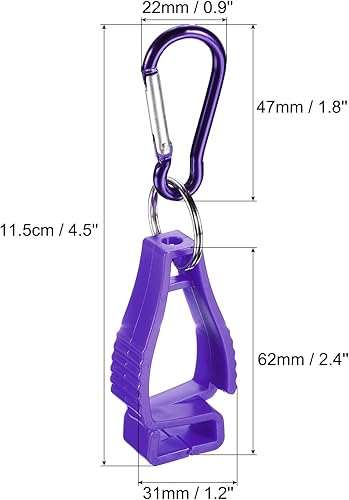 Miniatura 2 de PATIKIL Guantero, clips de agarre para guantes y ganchos para gafas y cascos