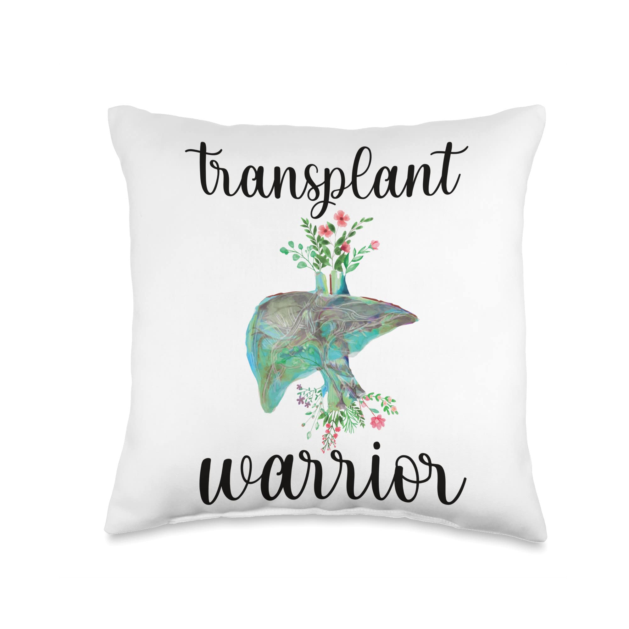 New Liver Transplant Recovery Liver Transplant Survivor Throw Pillow