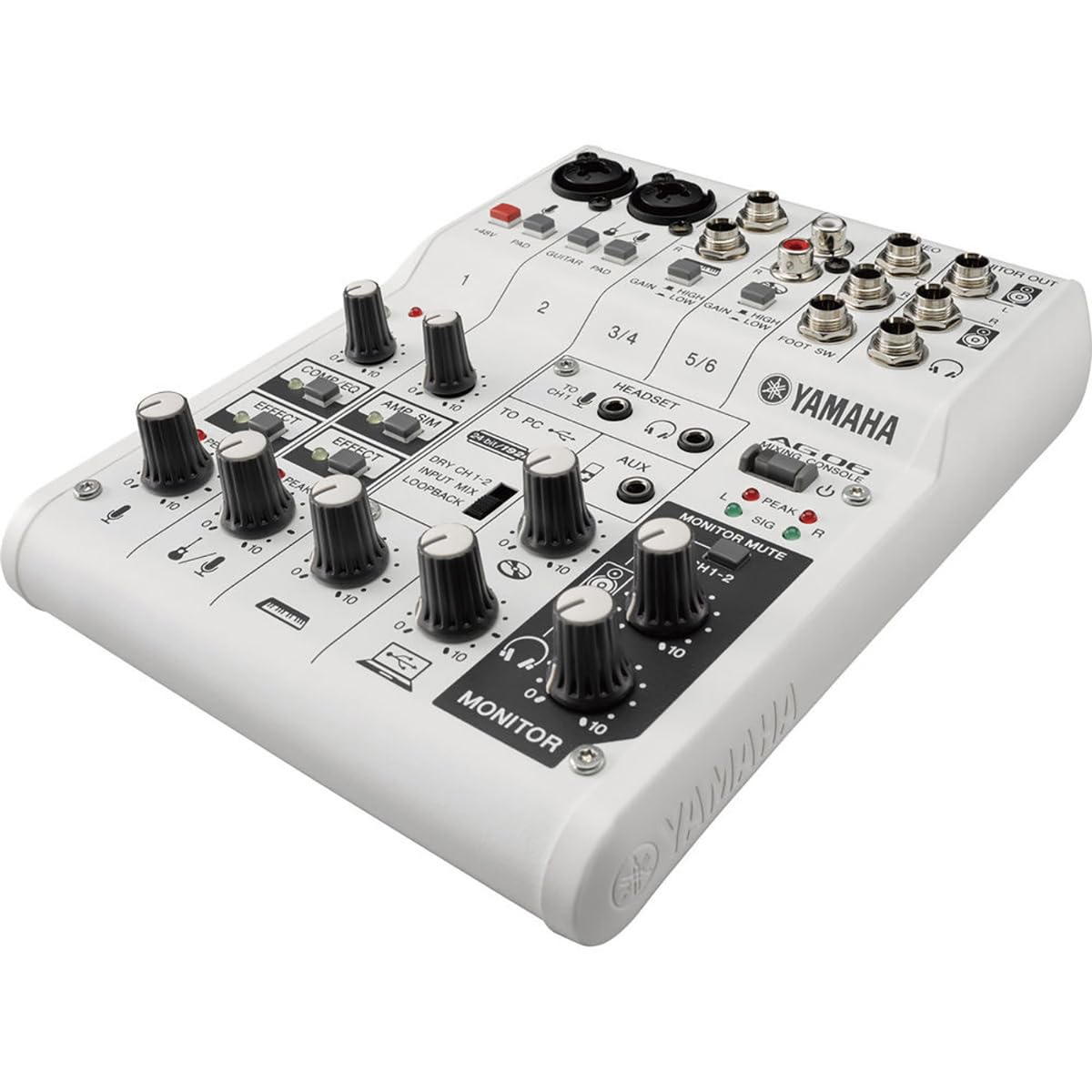 配信機器・PA機器・レコーディング機器 YAMAHA AG06 Amazon | Yamaha AG06 6-Channel Mixer / 2 Microphone | ミキサー