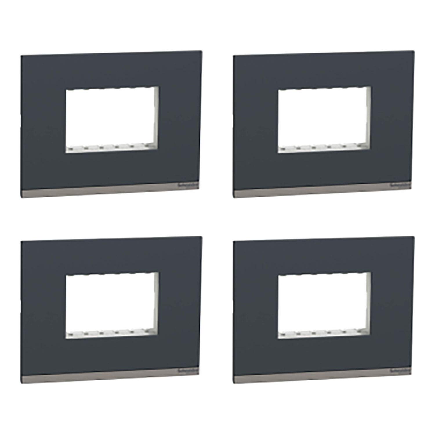 Schneider electric Unica Pure-3M Plastic Surround & Gridplate, GY (Pack of 4)-image-26