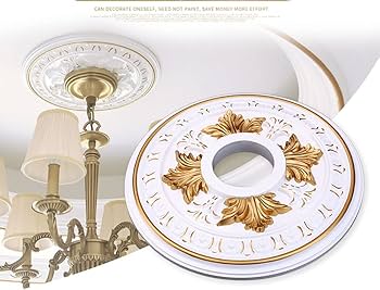 SUNFEX Home Round Medallion PU Decorative Ceiling Fan Light Fixtures Covers Plate Home Improvement Building Hardware C746fbb7 338e 444c B1d4 A1b6ec75f90f.6ed2555332cbf8df664ae9177800dfa9