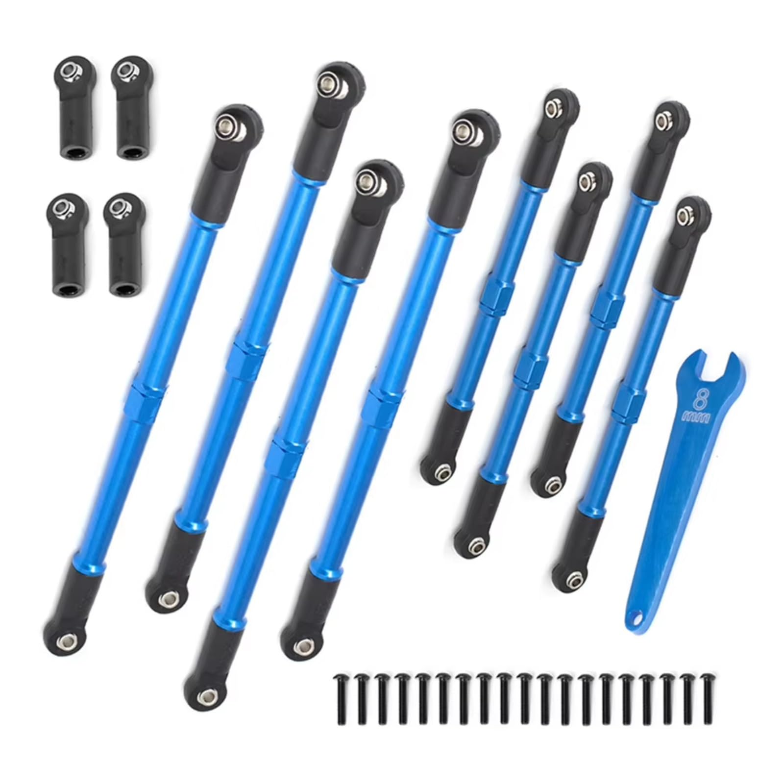 Accessori Rc Per Summit ErevO E2.0 5319X 5338R 1/10 Lega Di Acciaio Rod End Aste Spinta Rc Parti Automobili Riparazione Ricambio Modelli Giocattolo