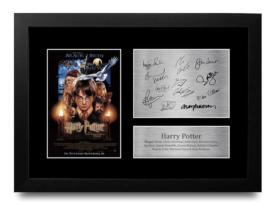 ハリー・ポッター　ダニエル・ラドクリフ　サイン入りフォト　額装入り ハリーポッター HARRY POTTER ダニエル ラドクリフ Daniel