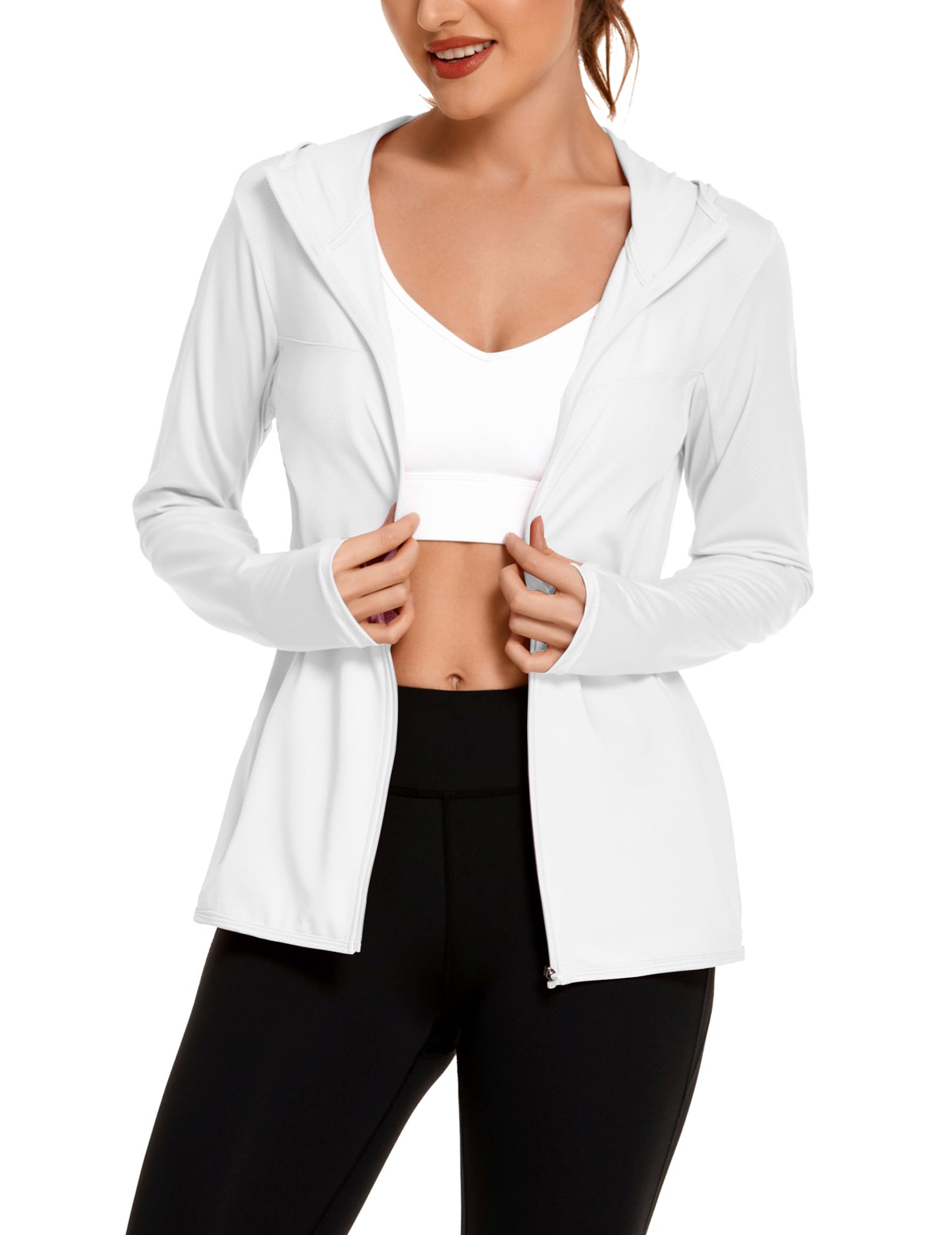 COOrun Women's UPF 50+ Sun Protection Hoodie