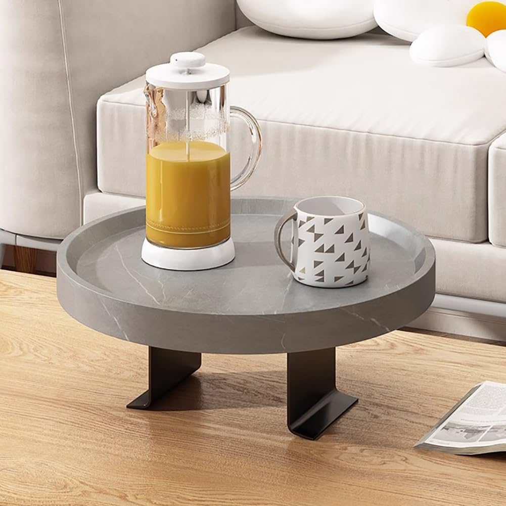 Sofatablett Aus Kiefernholz - Praktische Armlehnenbox Für Fernbedienung & Getränke