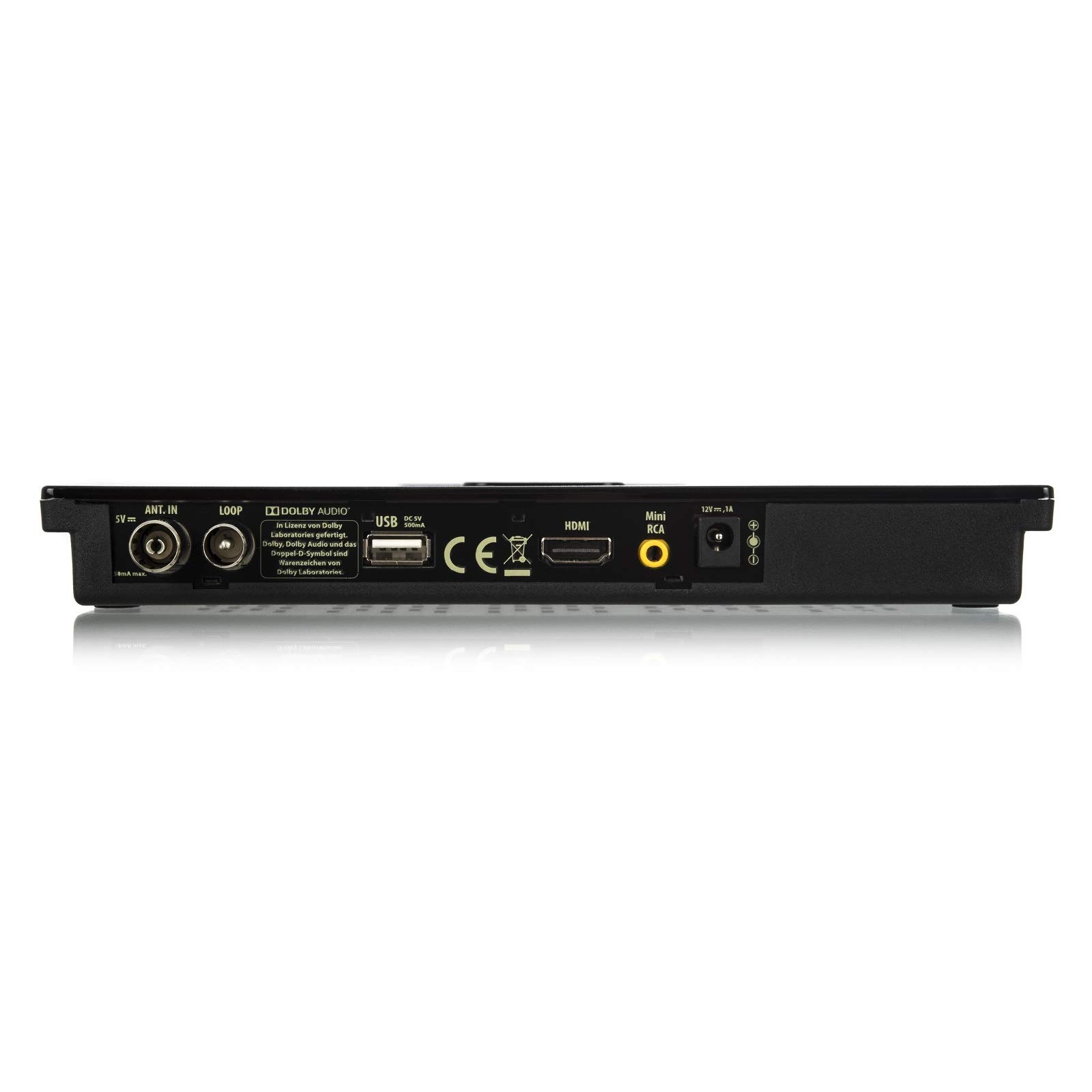 Xoro HRT 8720 KIT DVB-T2 Receiver (HDTV, 6 Monate freenet TV, PVR, aktive Zimmerantenne, 1,2m HDMI-Kabel) schwarz