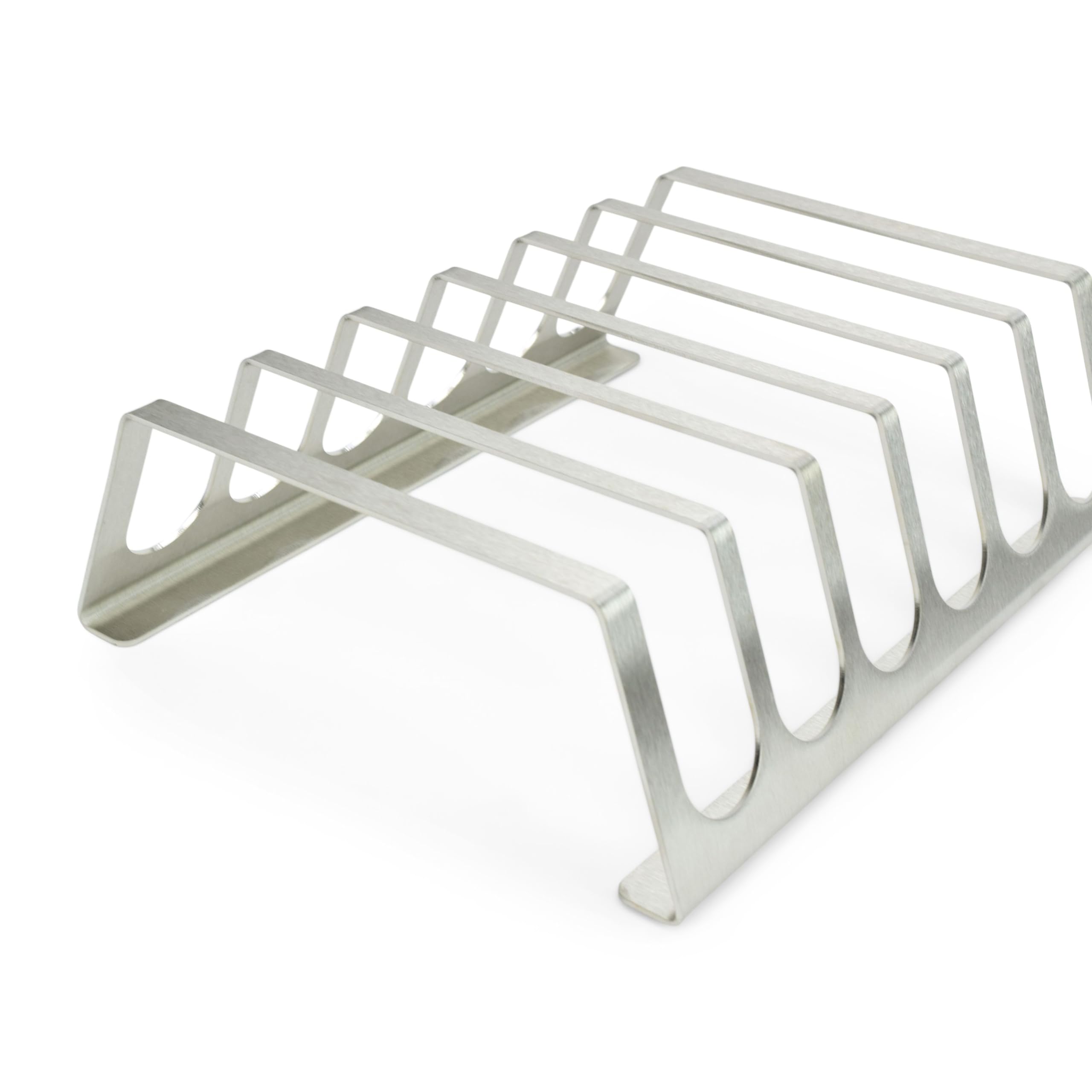 Grillrost.com Das Original Edelstahl Rippchenhalter | RibRack - für 6 rundum knusprige Spareribs vom Grill & Backofen