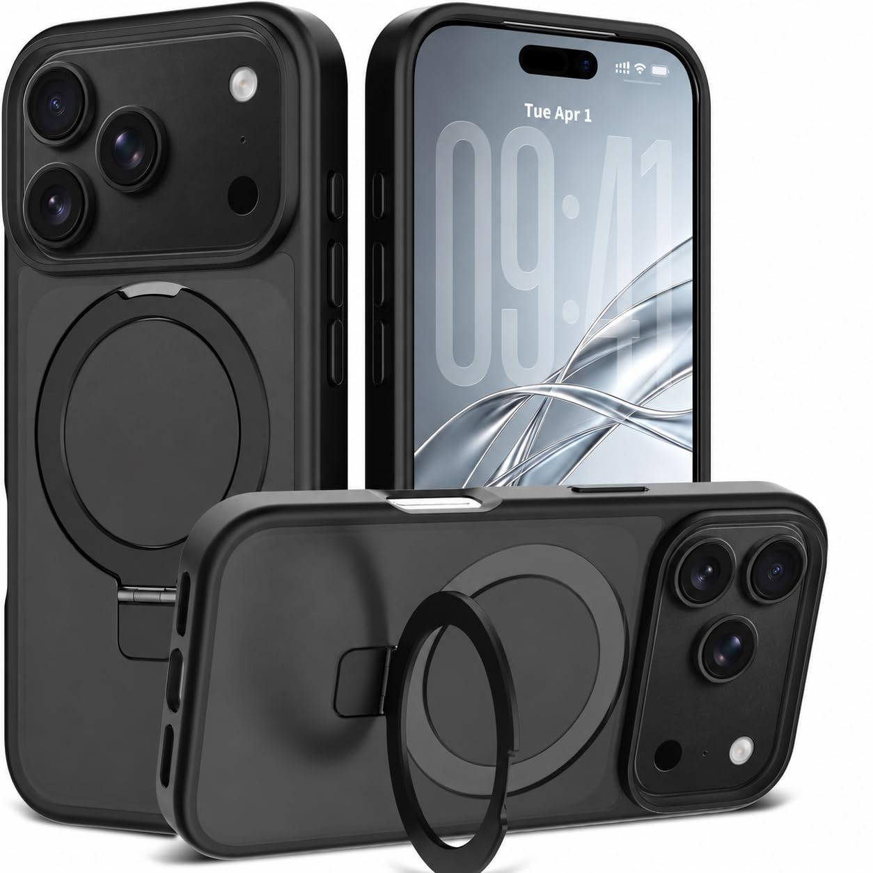 DIZORO iPhone 16 Plus Case with Magnetic Stand -27