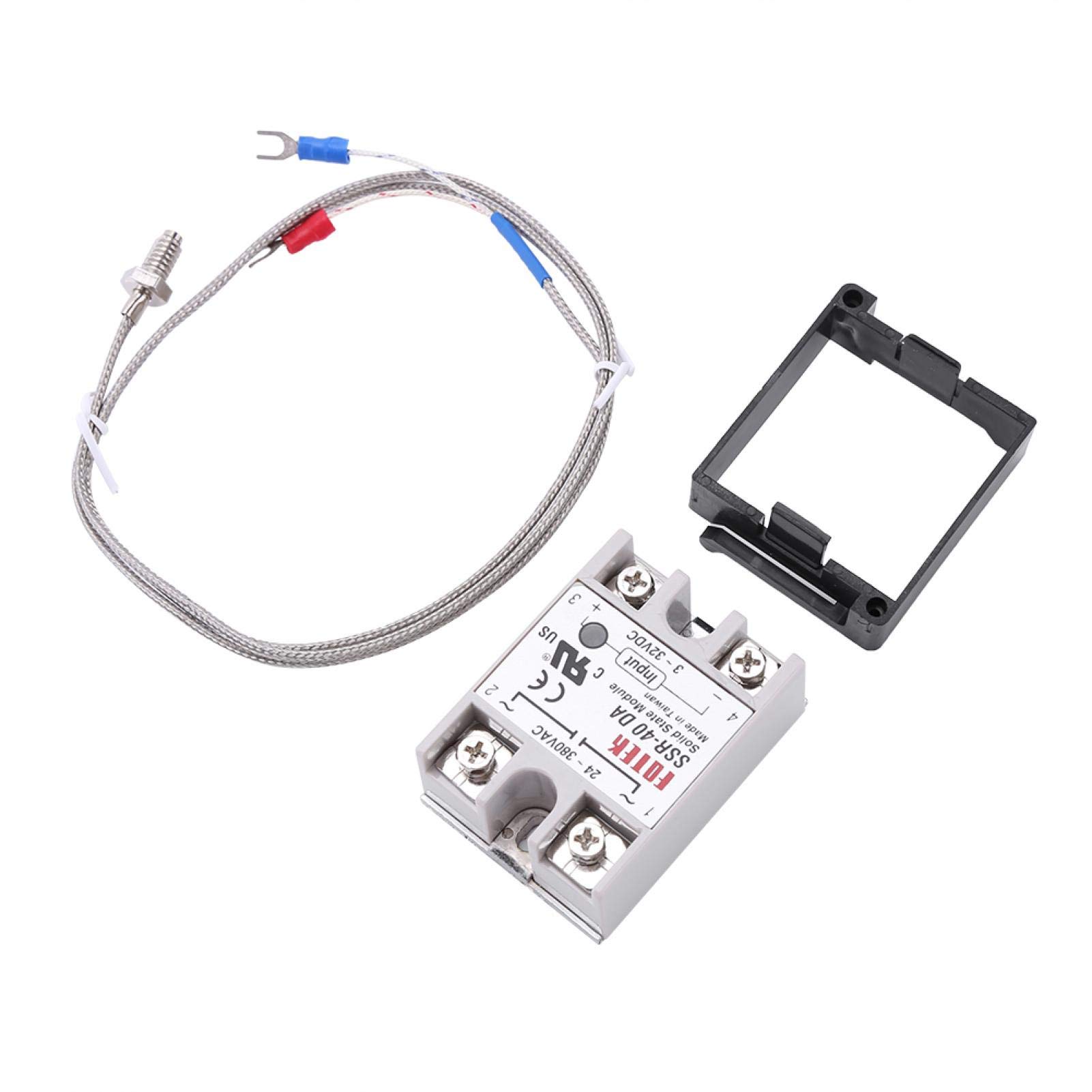 Régulateur de température PID REX-C100, alarme 0 ~ 1300 Kits de contrôleur de température PID à LED numérique REX-C100 AC110V-240V