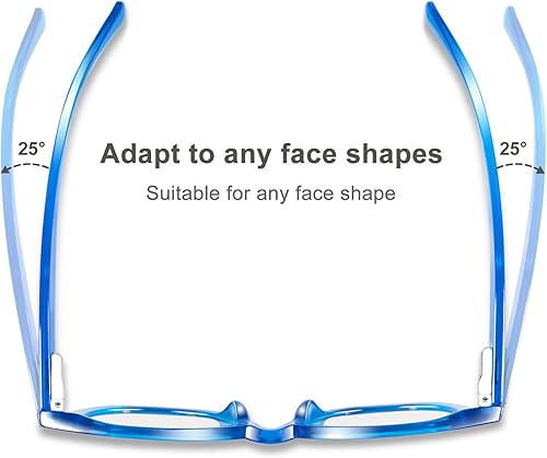 Miniatura 4 de VISOONE Lentes de bloqueo de luz azul con antideslumbramiento de computadora para juegos, lectura, mujeres y hombres, multicolor