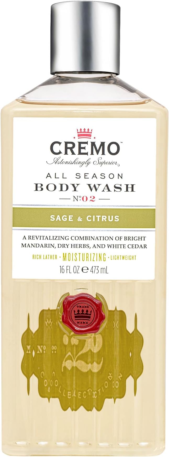 All Season Body Wash, Sage & Citrus, 16 Ounce