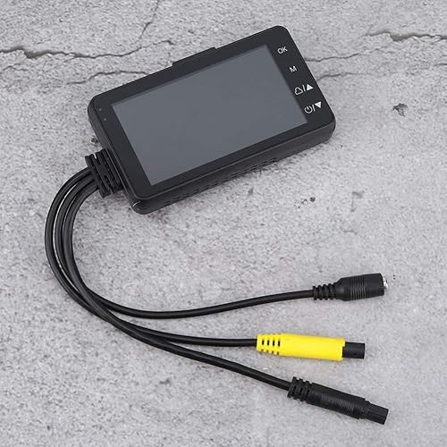 Miniatura 4 de Cámaras de respaldo para vehículos, video para automóvil, 720P, pantalla LCD de 3 pulgadas, cámara dual para motocicletas, grabadora oculta de